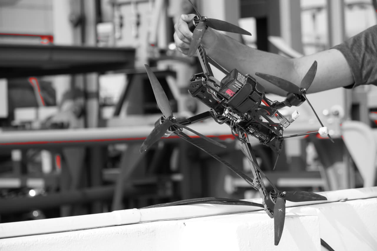 QGP-1 primary field image from development testing